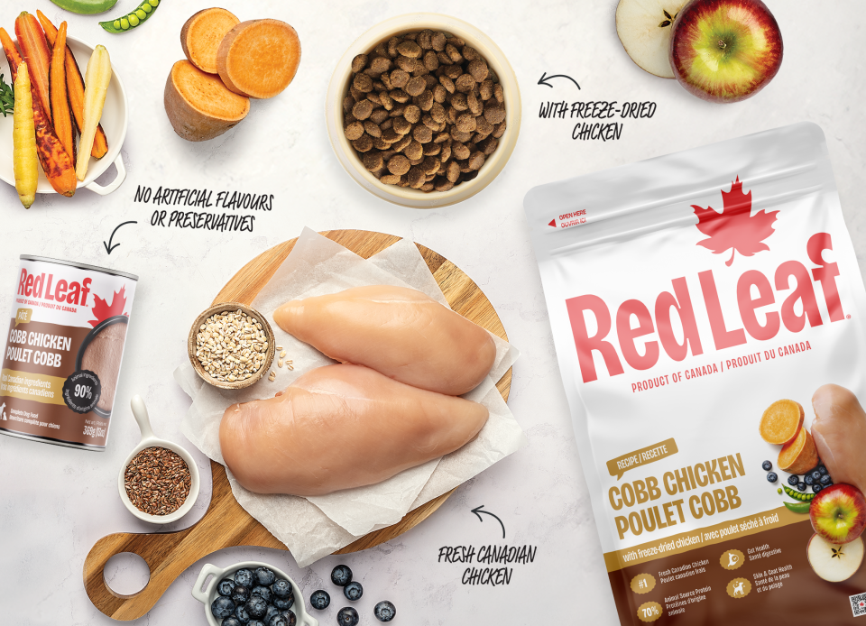 Red Leaf Dog Food – Cobb Chicken