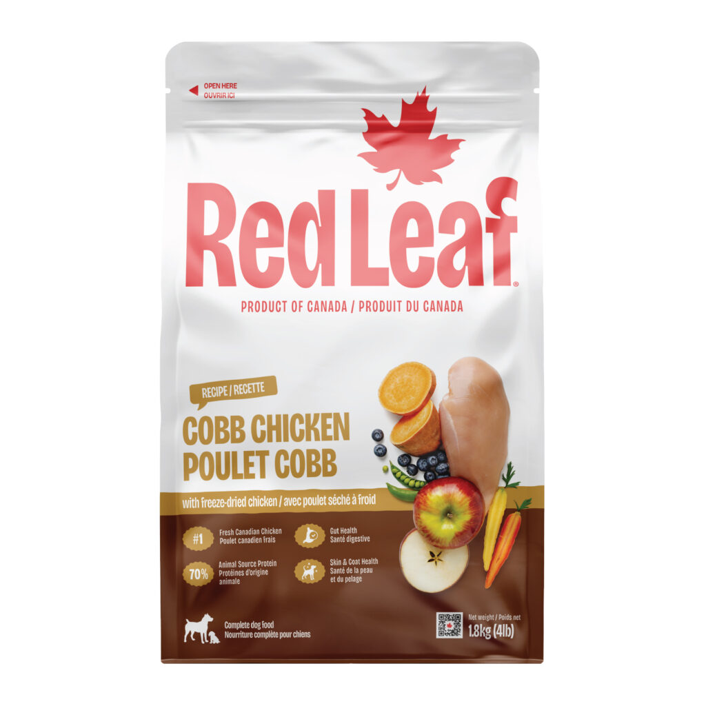 Croquettes pour chiens Red Leaf – Poulet cobb
