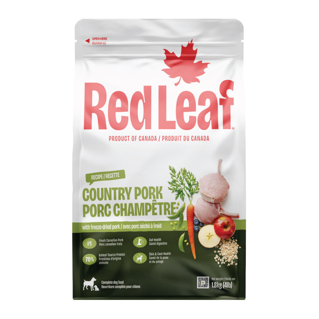 Croquettes pour chiens Red Leaf – Porc champêtre