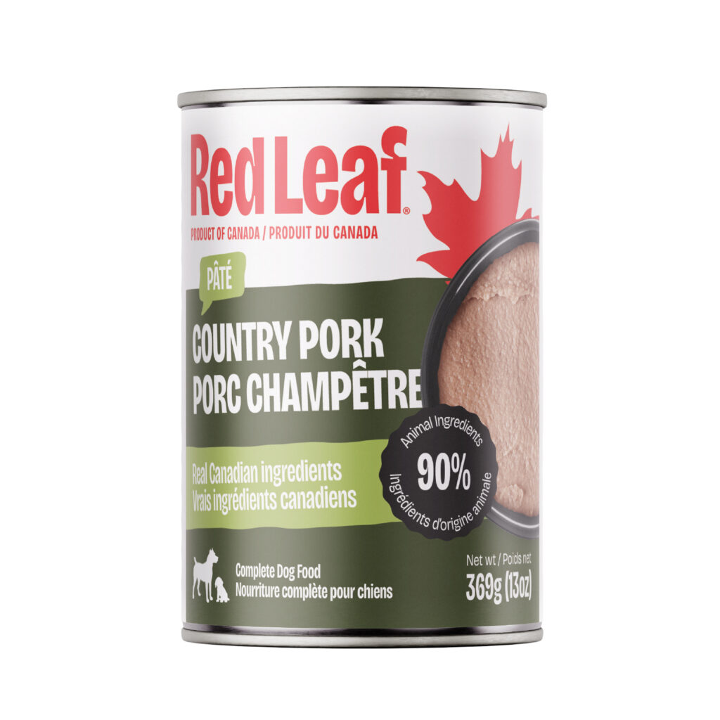 Red Leaf Pâté Wet Dog Food – Country Pork