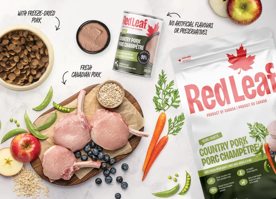 Country Pork ingredient composition